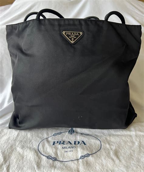 prada milano nylon shoulder bag|prada nylon tote bag small.